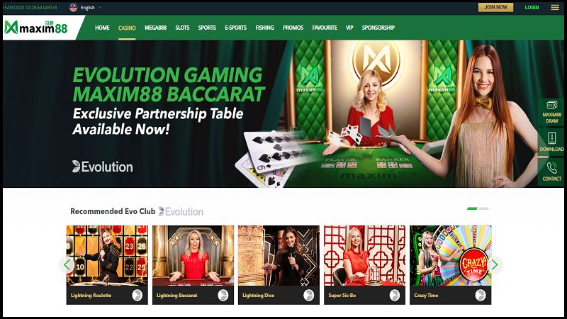Casino online Maxim88