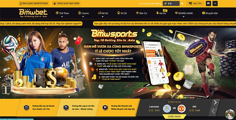 Giao diện Bmwbet68 